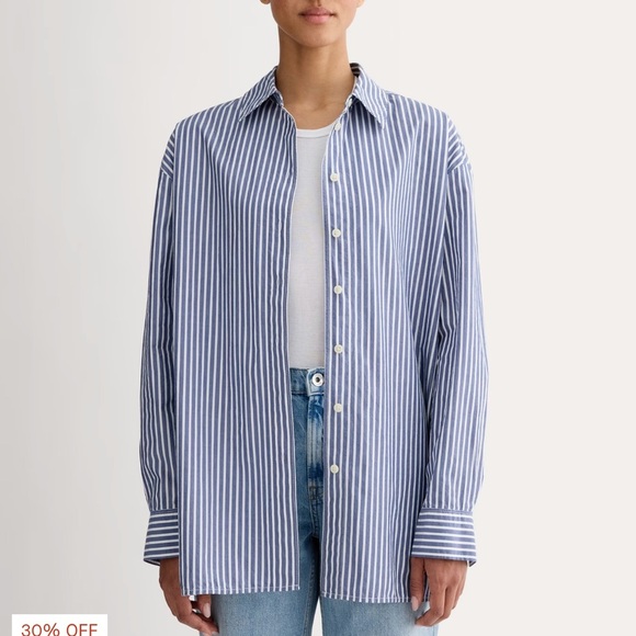 Everlane The Boyfriend Shirt in Ultrasoft Cotton Sz XXL - Picture 1 of 9